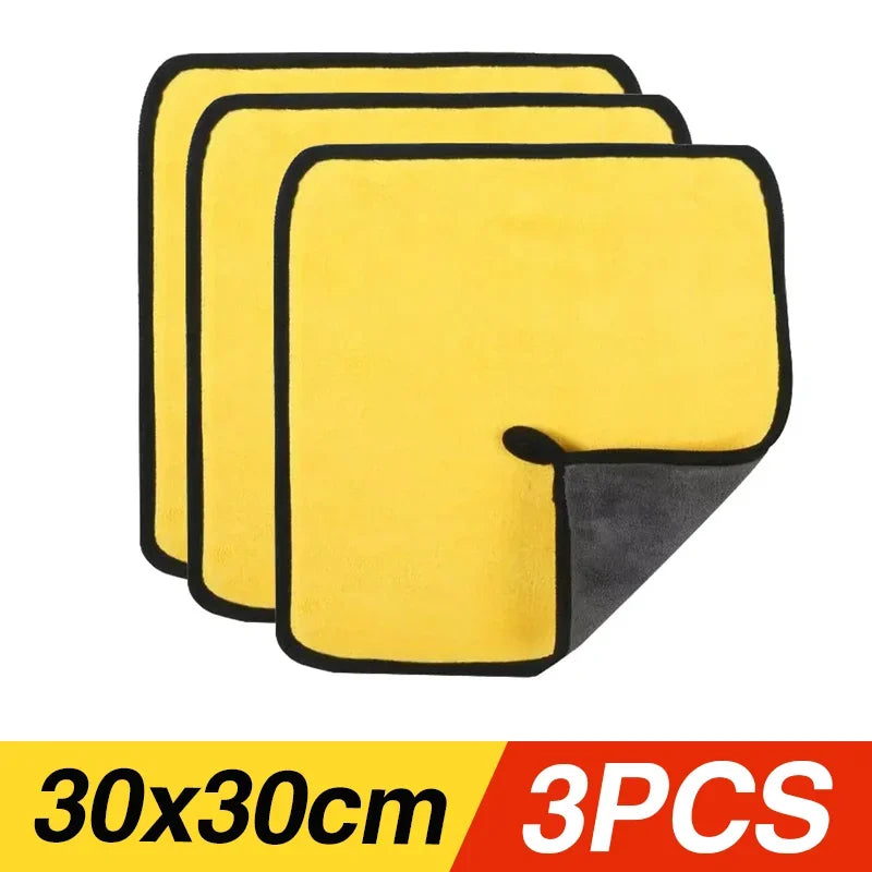 1/3/5/10PCS Car Wash Towels Cleaning Cloth Absorbent