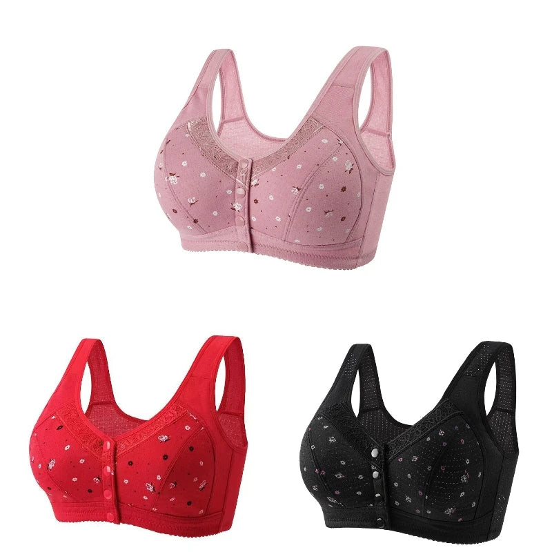 CowLost | product_id-fallsweet-3-piece-wireless-front-closure-seamless-lace-bra-set-plus-size |14