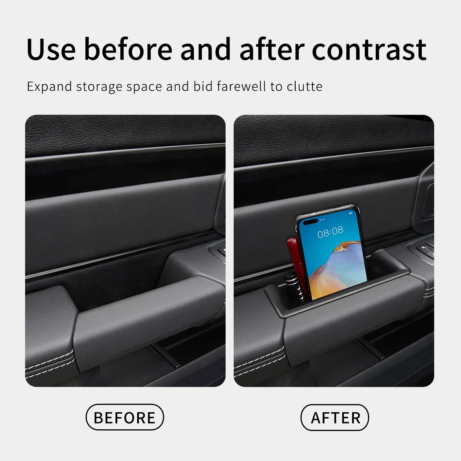CowLost | for-dodge-ram-1500-2019-2026-car-door-handle-storage-box |4