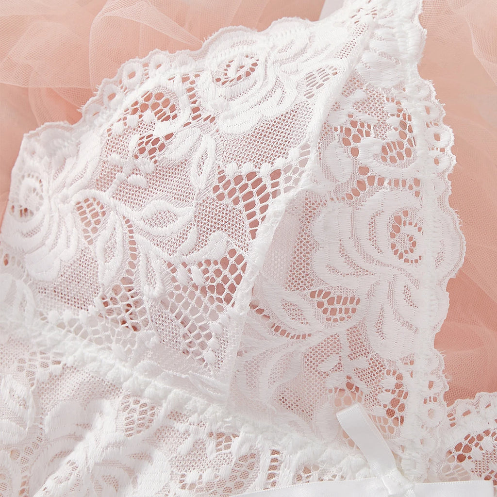 CowLost | romantic-white-sexy-lingerie-womens-underwear |3