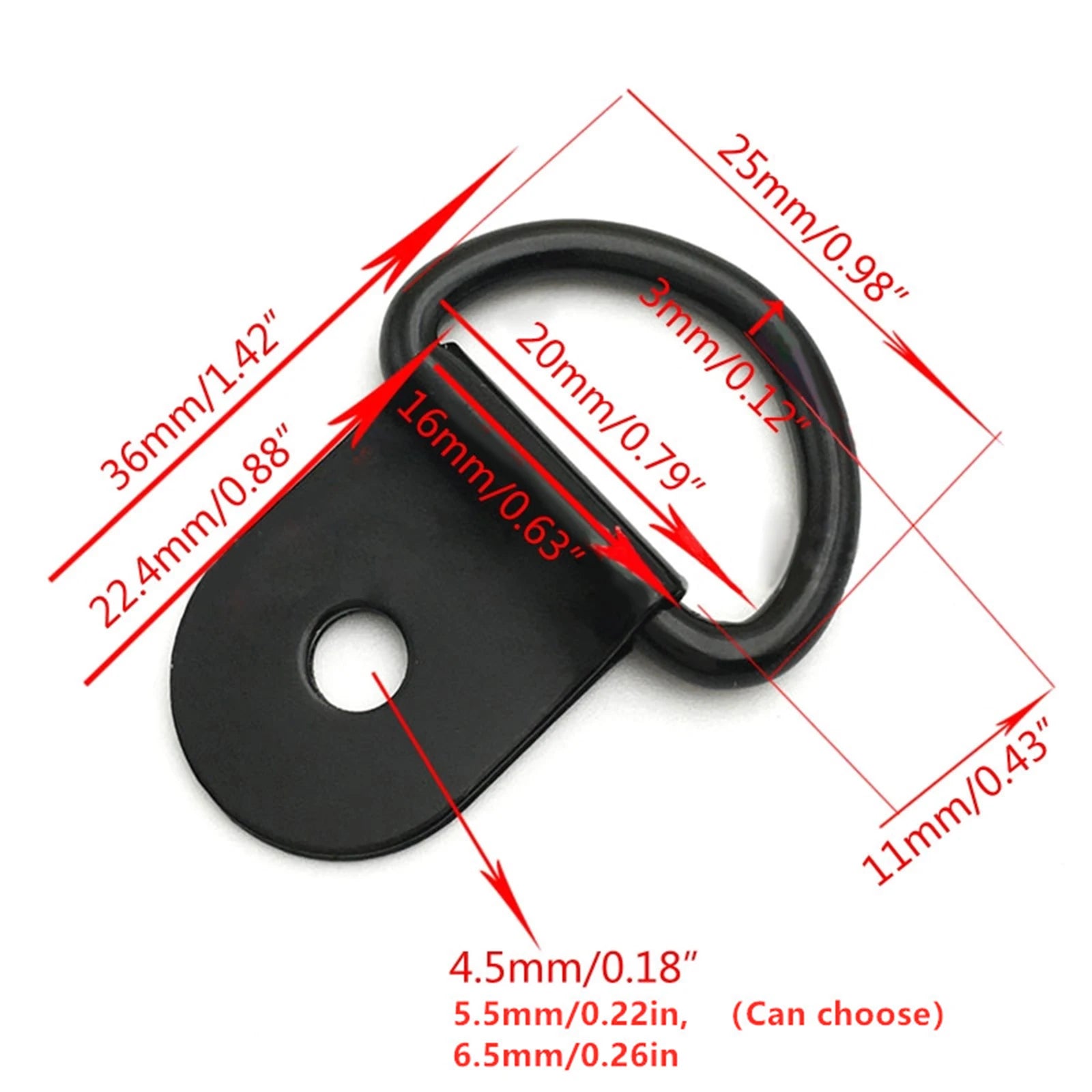 CowLost | product_id-10pcs-stainless-steel-d-ring-tie-down-anchors-for-car-truck-rv-trailers |5