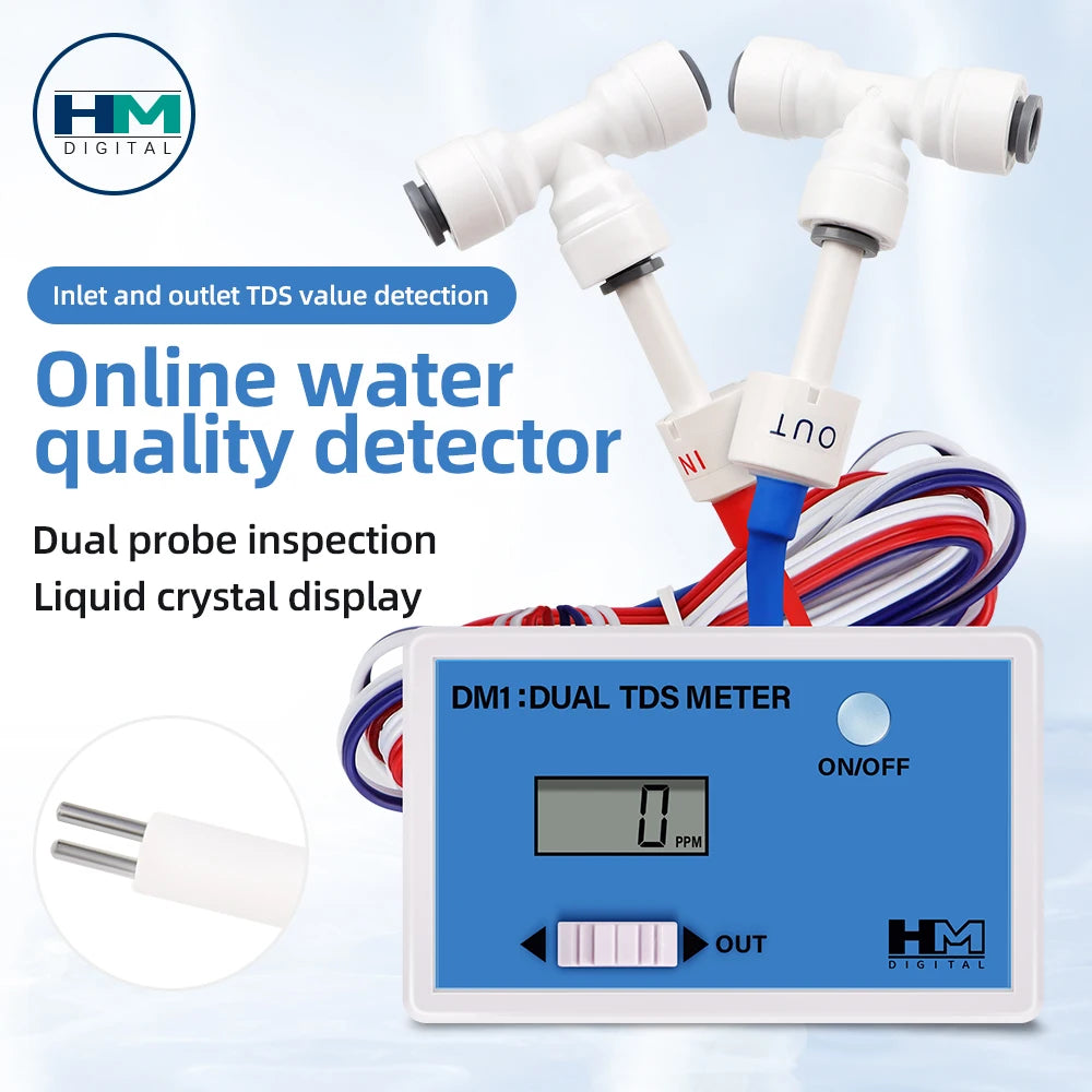 HM Digital Online Water Quality Tester LCD TDS/EC Meter PPM Detection for Pool Laboratory