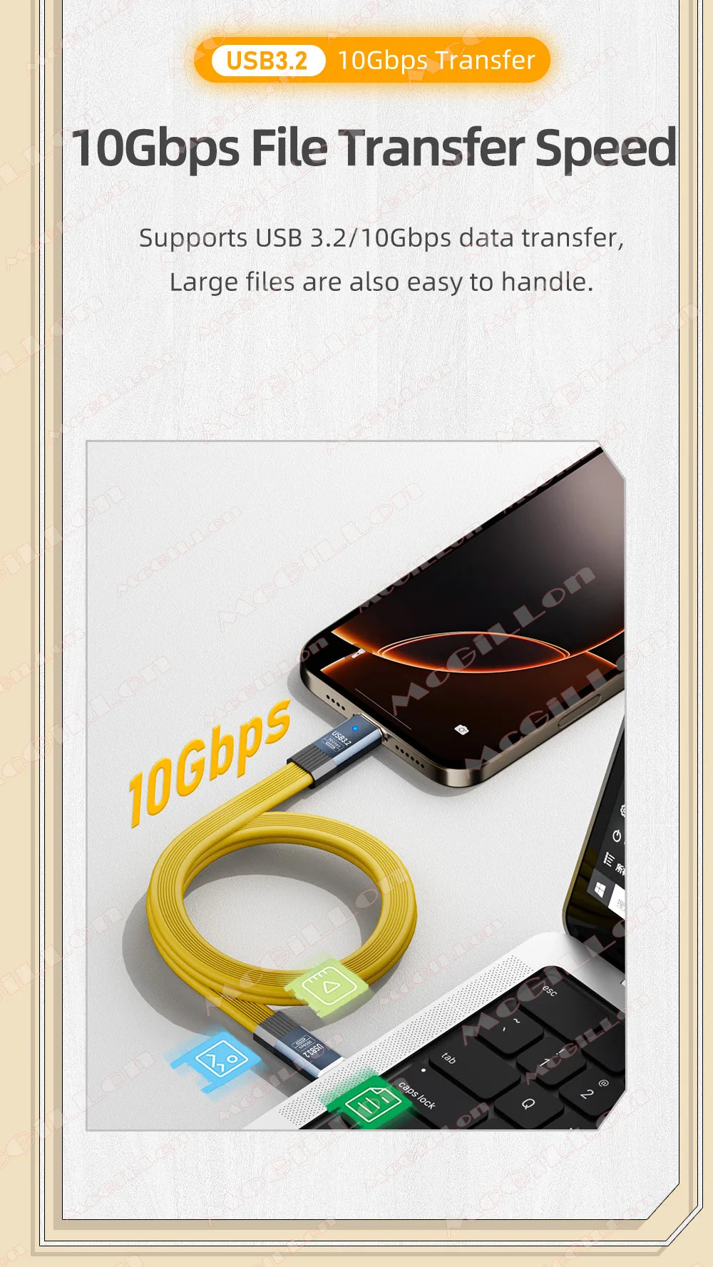 CowLost | product_id-usb-3-2-10gbps-usb-a-to-usb-c-cable-3a-36w-qc3-0-fast-charging-for-samsung-nvme-android |5