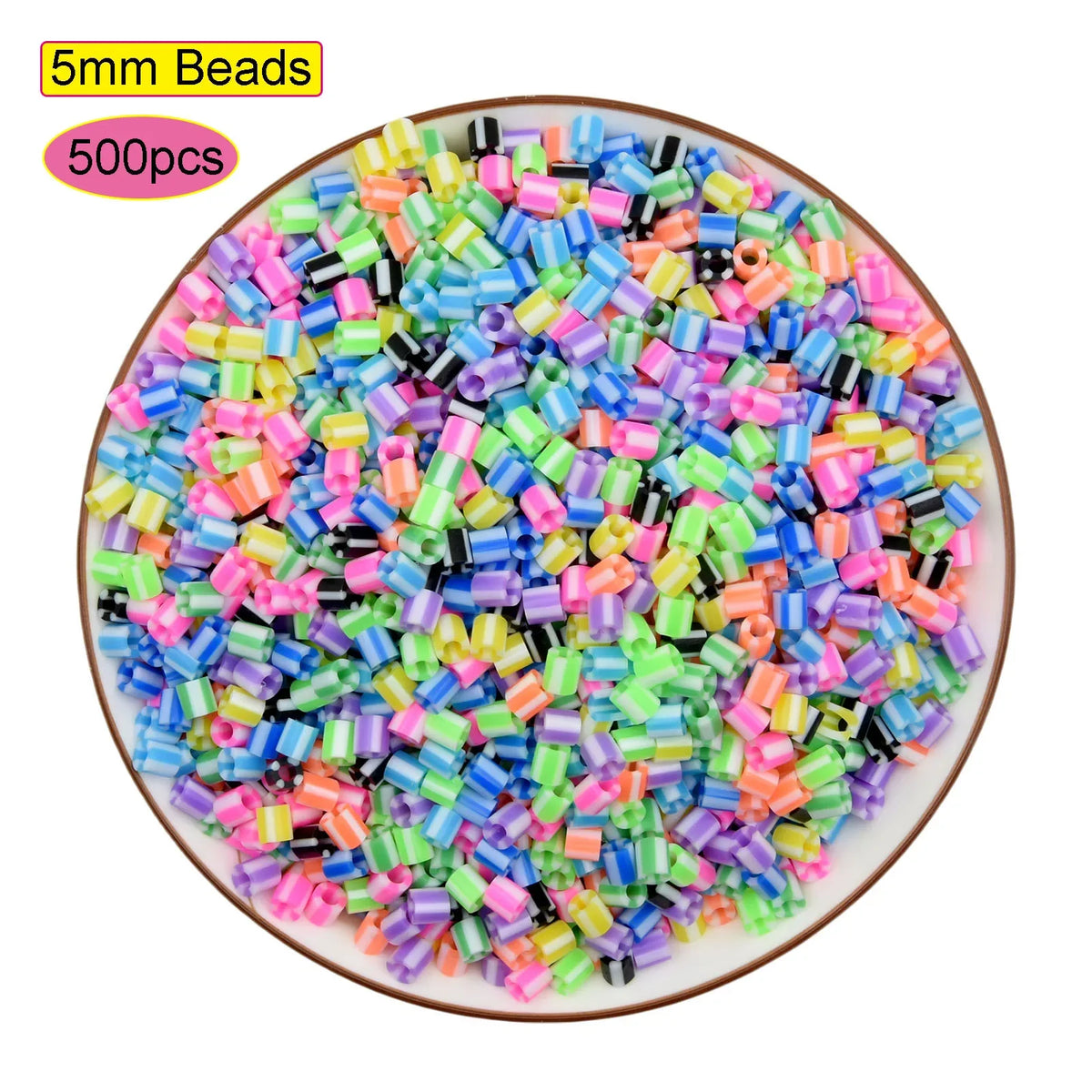 Perler 5mm Hama Beads 4800pcs 24 Colors Educational DIY Puzzle Toy Gift EVA Food Grade