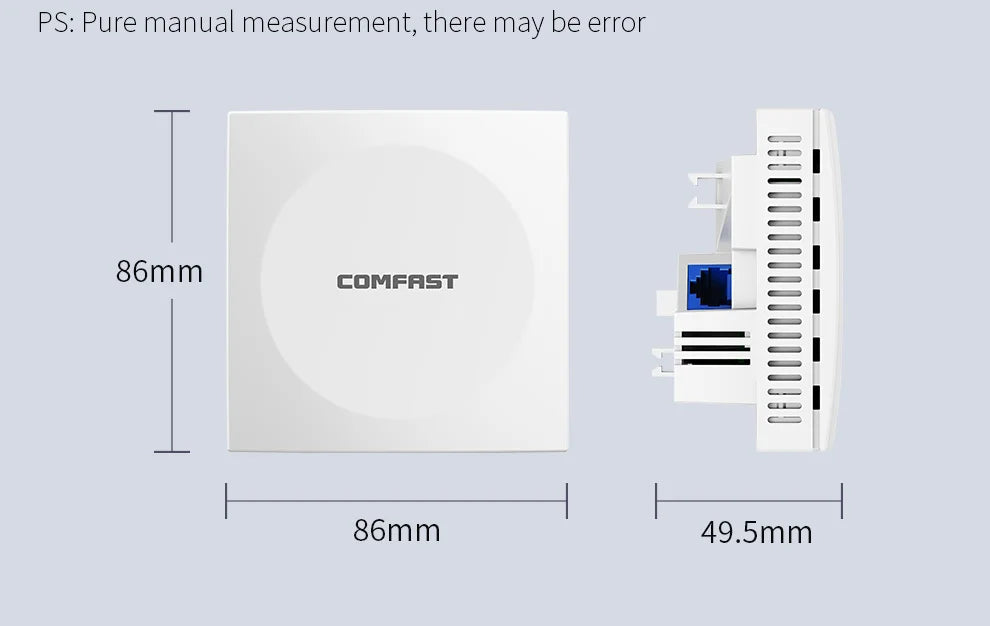 CowLost | comfast-wifi-6-in-wall-ap-2-4ghz-5-8ghz-dual-band-gigabit-access-point |20