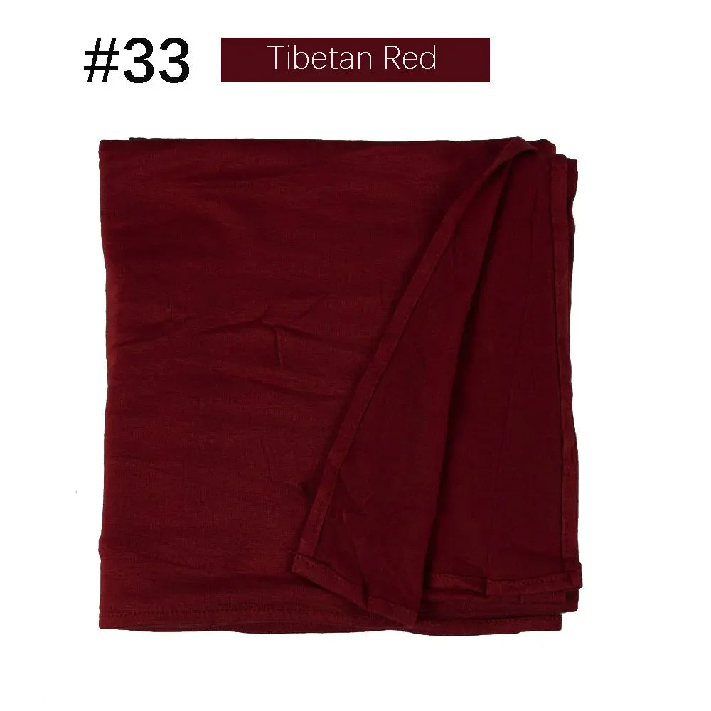 CowLost | muslim-women-stretchy-jersey-hijab-plain-cotton |36
