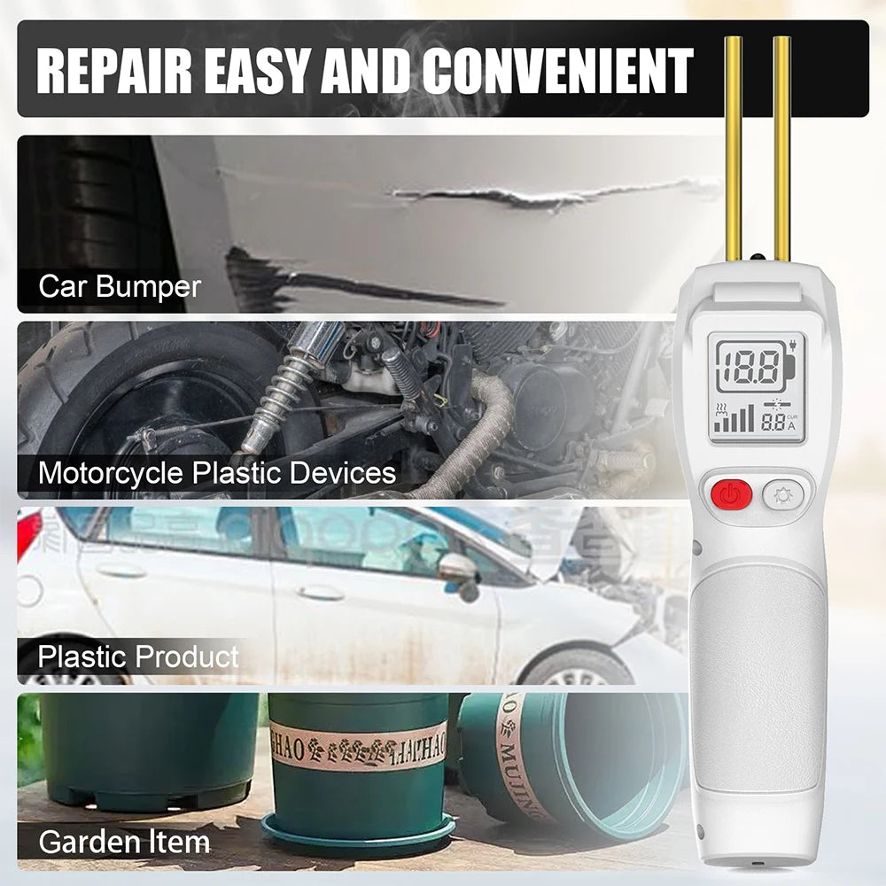 500W Handheld Wireless Plastic Welding Machine with LCD Display for Car Bumper Repair