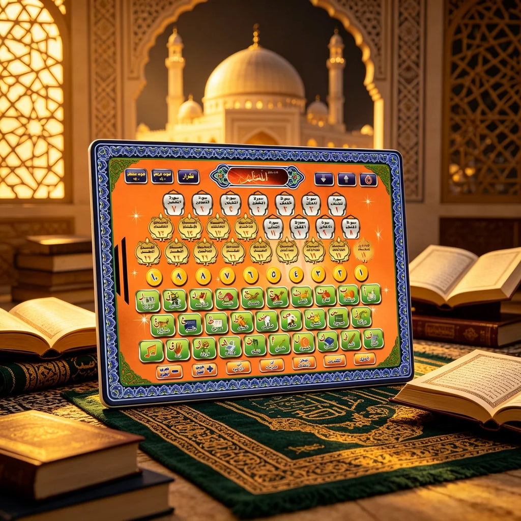 Arabic Learning Touch Screen Tablet for Kids Battery Powered Educational Pronunciation Tool