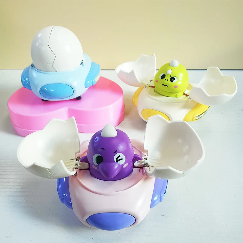 Cartoon Dinosaur Egg Plastic Bumper Car Classic Kids Interactive Toy