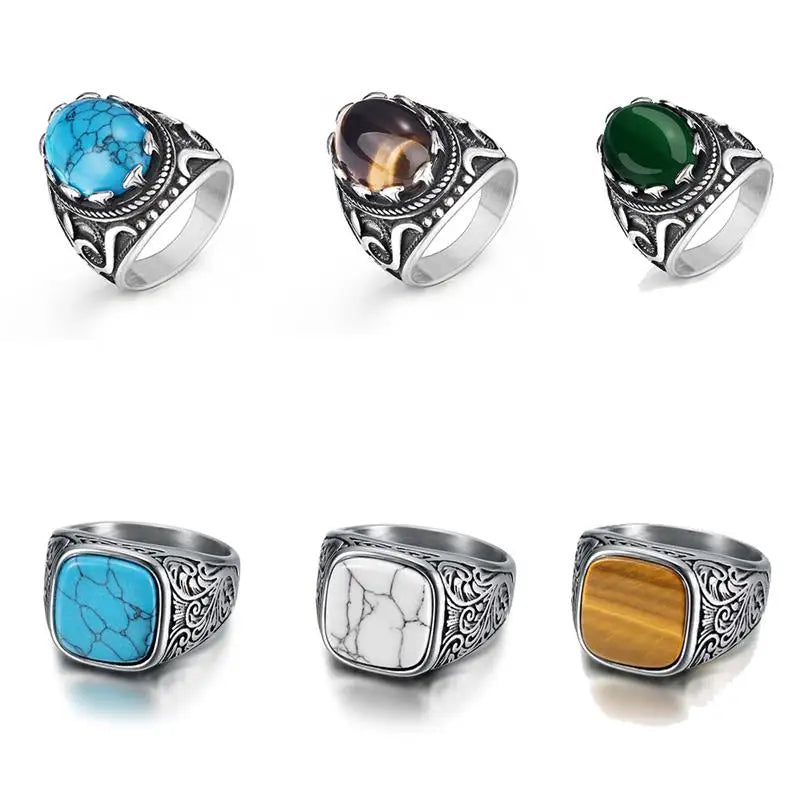 CowLost | jiayiqi-vintage-handmade-oval-rings-for-men |1