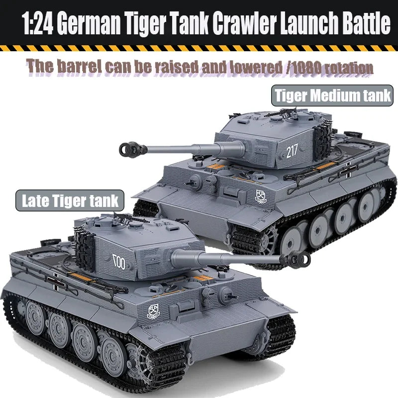 CowLost | intercom-accessories-taigen-1-24-rc-tiger-i-battle-tank-radio-control-toy |1
