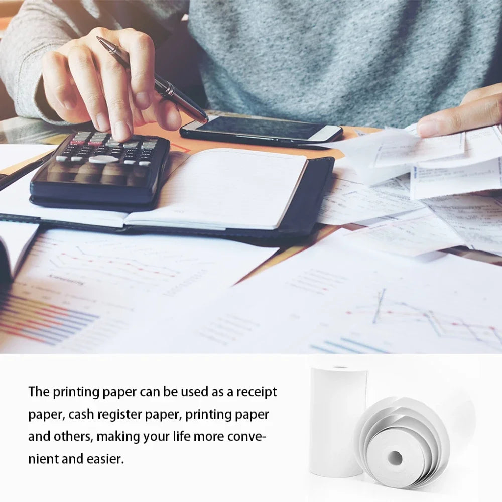 CowLost | hd-mini-portable-printer-thermal-paper-universal-57mm |12