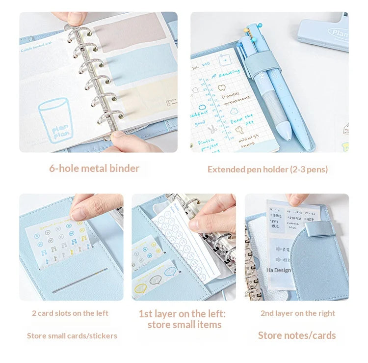 CowLost | product_id-planwith-a7-cafefe-refillable-loose-leaf-pocket-planner-for-goal-setting-task-management |13