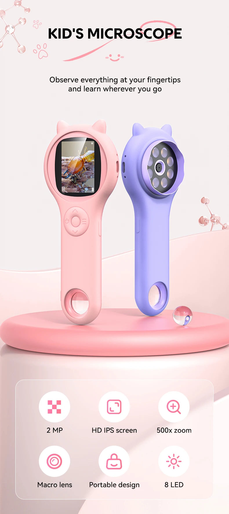 CowLost | baby-transport-accessories-inskam-portable-handheld-digital-kids-microscope-educational-toy |7
