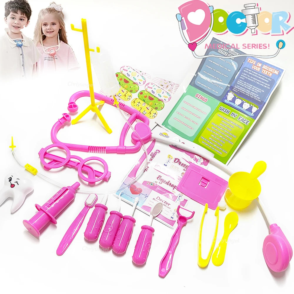 CowLost | product_id-doctor-play-set-30pcs-educational-medical-dentist-toys-gift-for-kids-3-6y |4