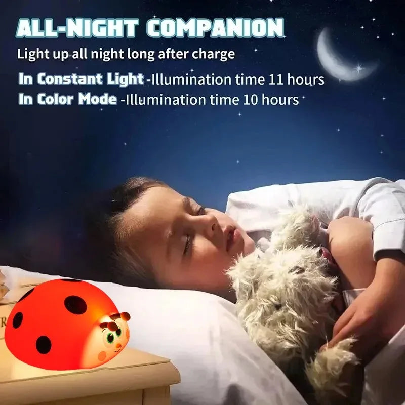CowLost | product_id-kfvc-rechargeable-silicone-ladybug-touch-control-night-light-for-nursery-baby-child |9