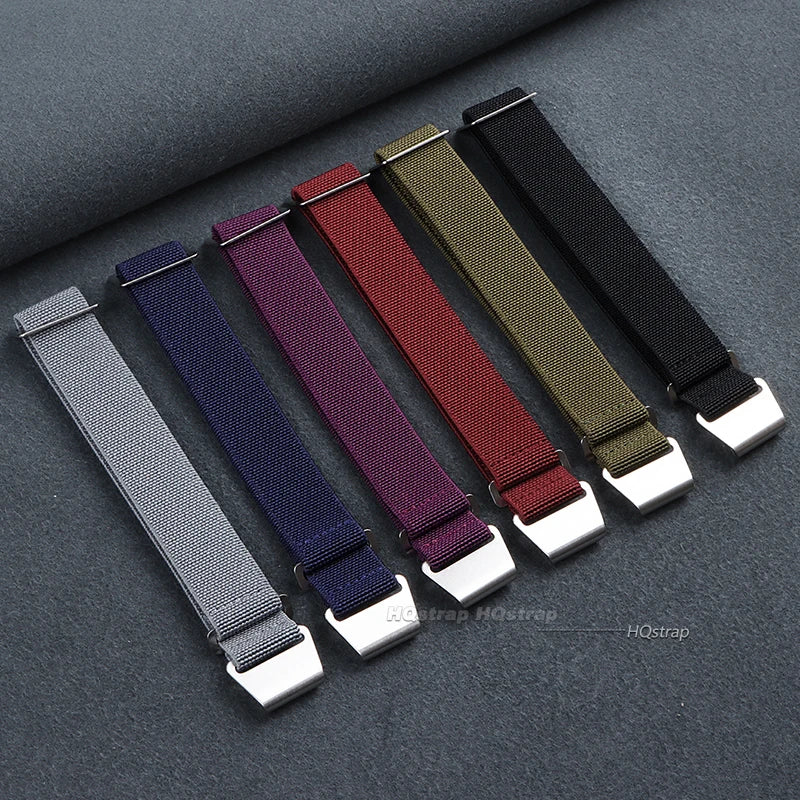 CowLost | product_id-hqstrap-elastic-nylon-watch-strap-18mm-20mm-22mm-universal-fabric-wristband-with-metal-buckle |2