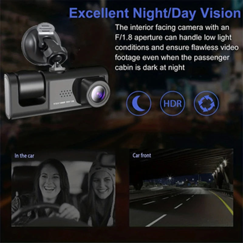 CowLost | product_id-baideluo-3-camera-1080p-dash-cam-with-ir-night-vision-2-ips-screen-loop-recording-dvr |2