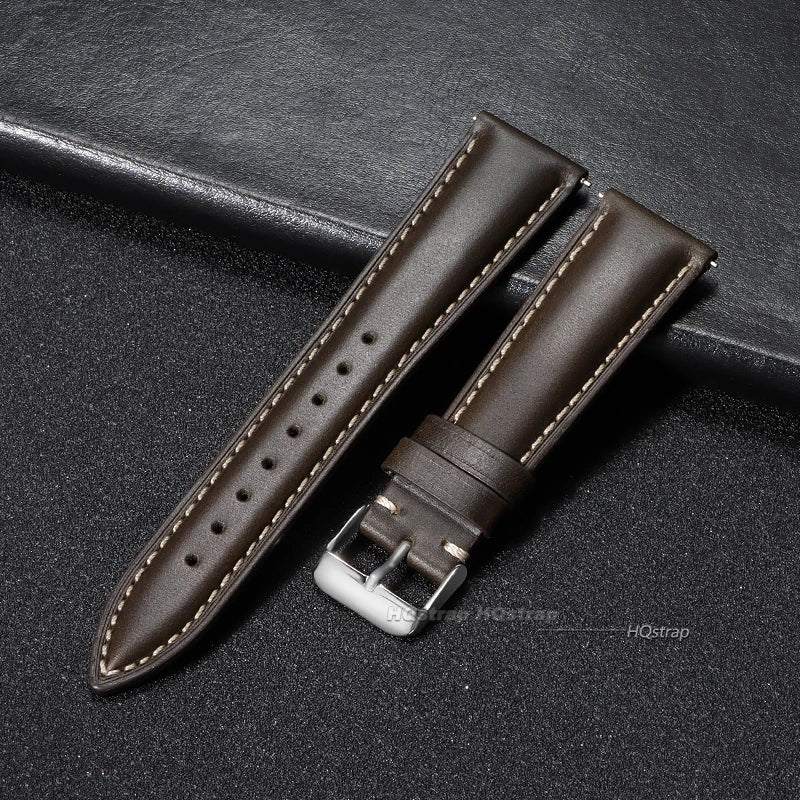 CowLost | product_id-calfskin-leather-quick-release-watch-band-with-silver-stainless-steel-buckle-18-22mm |8