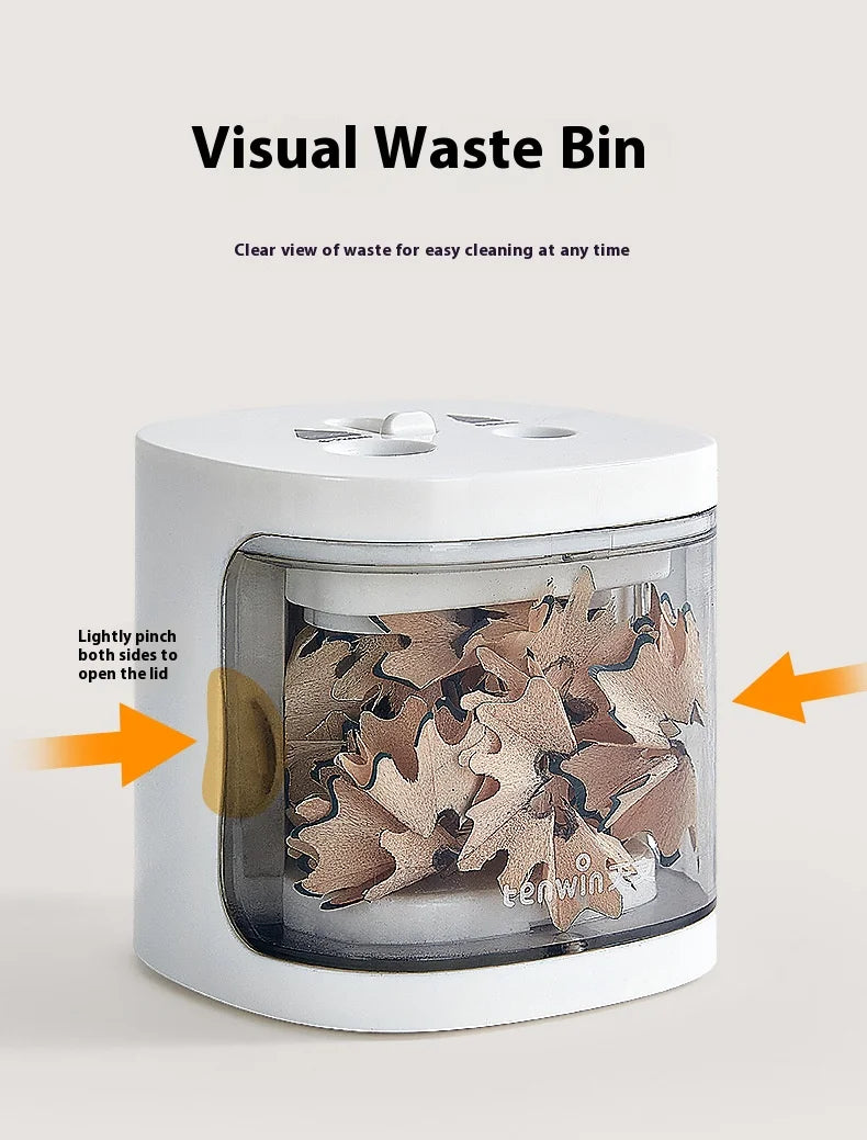 CowLost | product_id-tenwin-automatic-electric-pencil-sharpener-dual-hole-large-capacity-multifunctional-stationery |17