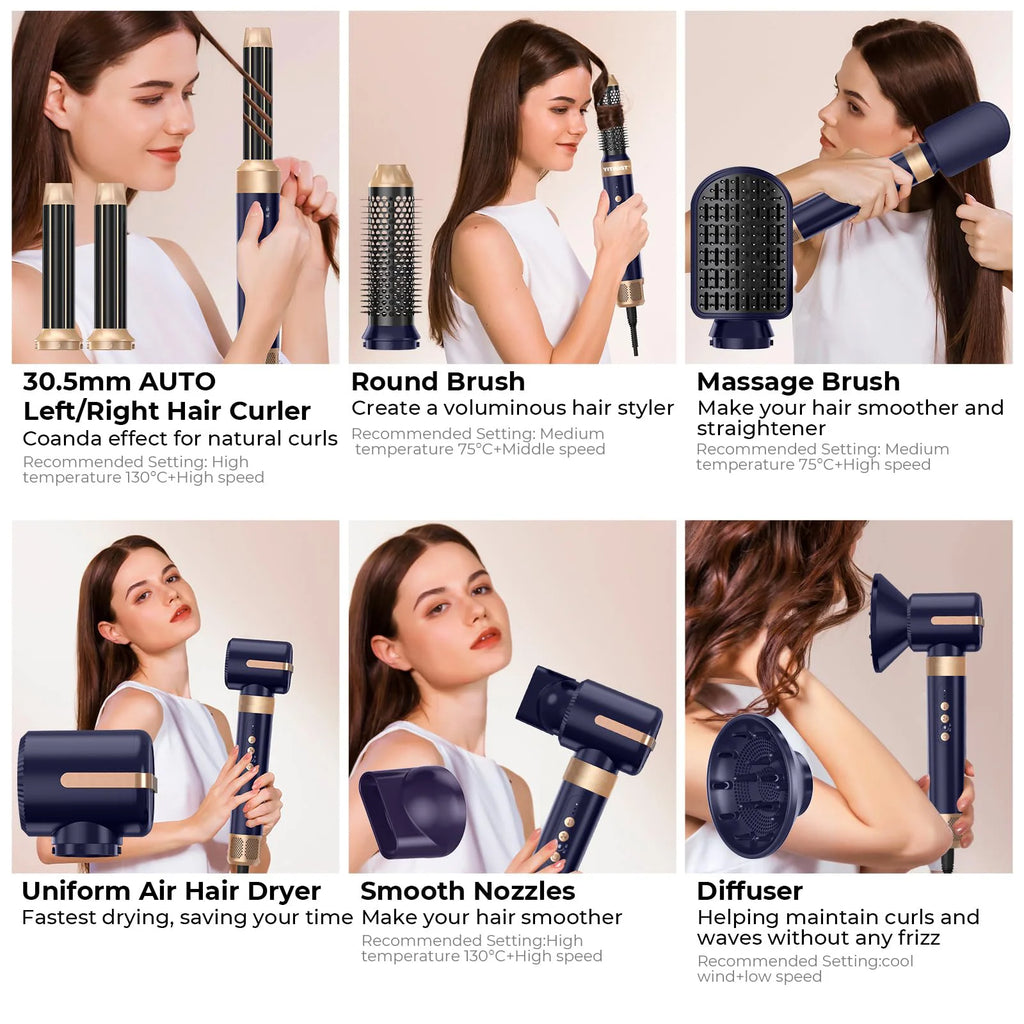 CowLost | tools-7-in-1-brushless-high-speed-hair-dryer-brush-with-diffuser-and-ionic-styling-comb |30