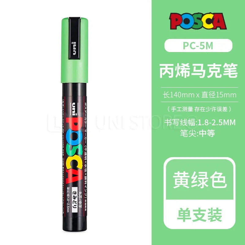 CowLost | product_id-uni-posca-pc-1m-3m-5m-multi-color-acrylic-permanent-marker-for-fabric-rock-metal-pop-posters-graffiti |84