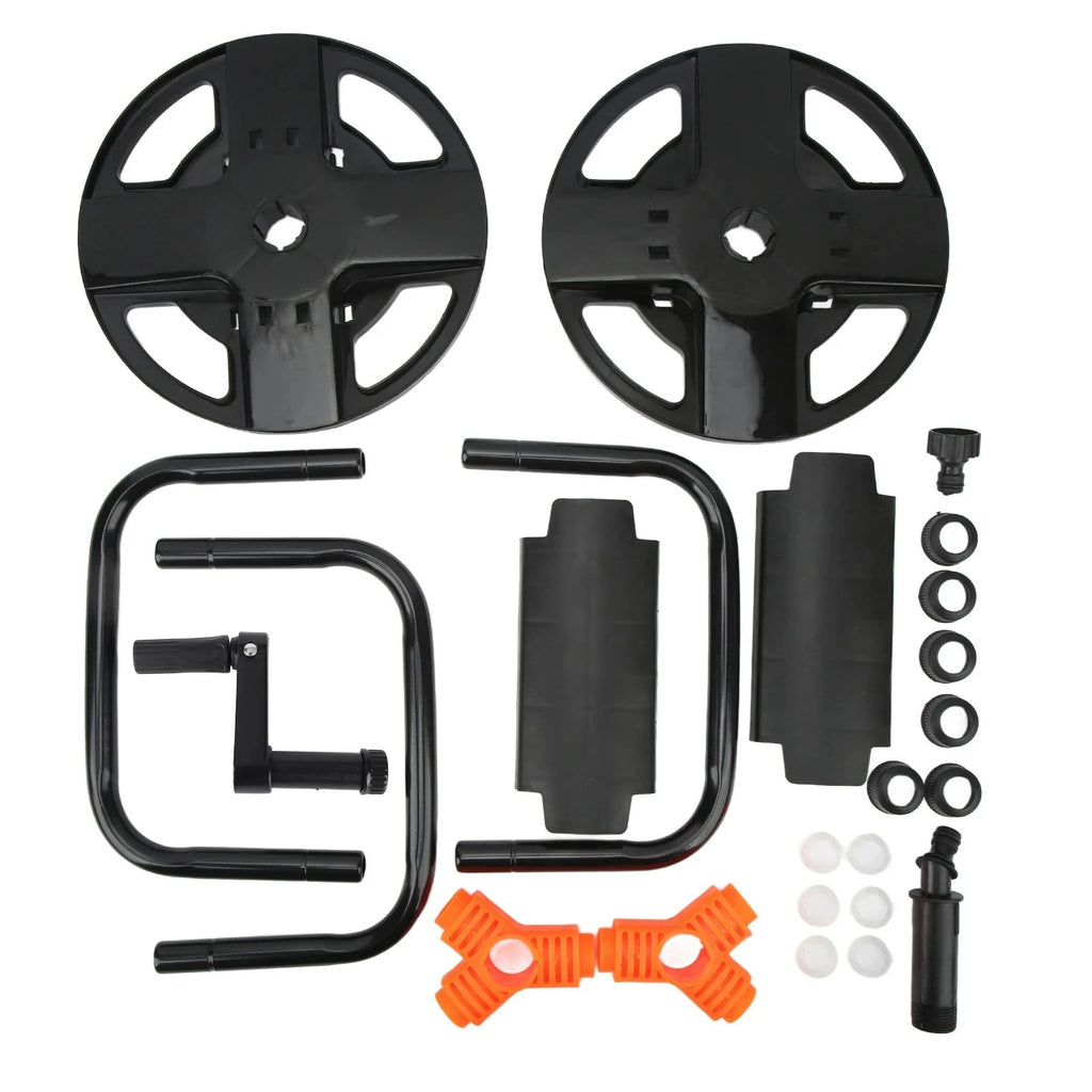 CowLost | diy-hose-reel-portable-water-pipe-storage-rack-single-arm-pipe-coiler-garden-supplies |6
