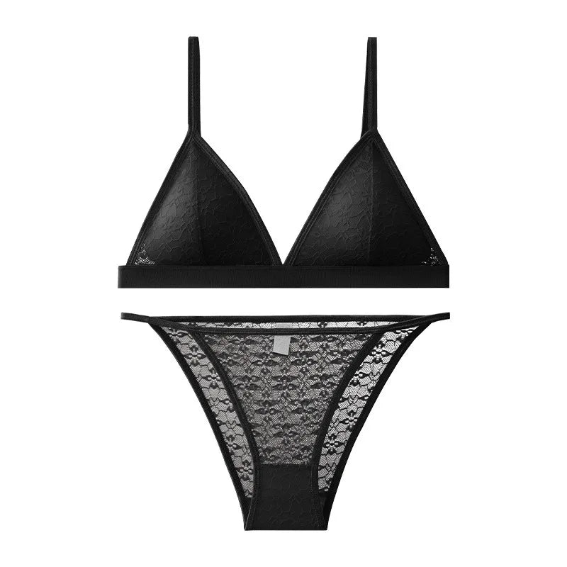 CowLost | product_id-women-s-french-lace-wire-free-push-up-bra-low-rise-panty-set |11