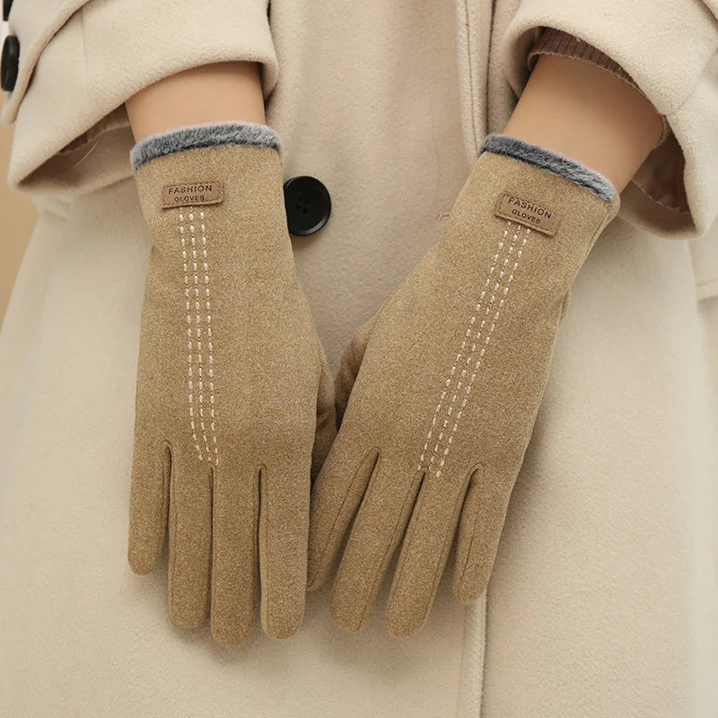 CowLost | winter-womens-gloves-vintage-windproof-touch-screen |12