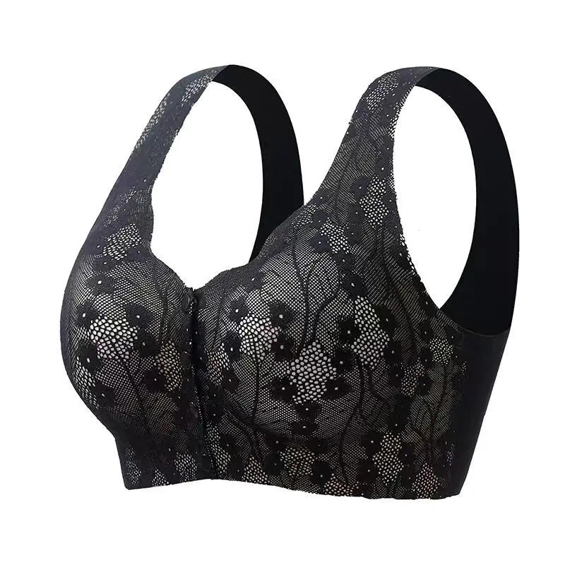 CowLost | product_id-fallsweet-plus-size-wireless-front-closure-seamless-lace-bra |11