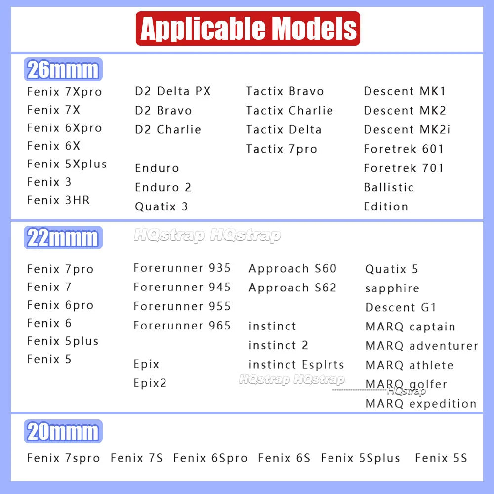 CowLost | product_id-garmin-fenix-5x-6x-7x-3hr-forerunner-965-935-945-watch-screws-connector-rods-metal-15-26mm |7