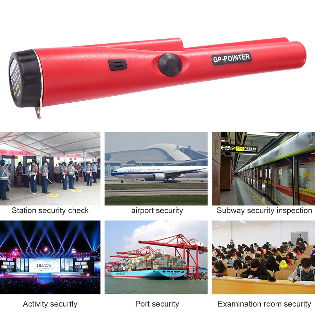 Handheld Waterproof Metal Detector 360° High Sensitivity GP-Pointer Scanner for Gold Silver Coins