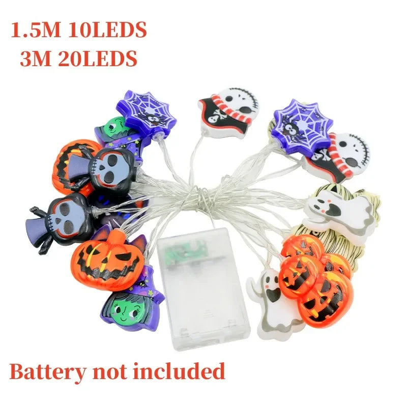 CowLost | product_id-2025-halloween-led-string-lights-ghost-pumpkin-cat-spider-web-indoor-outdoor-decor |5