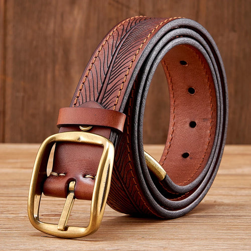 CowLost | 3-8cm-pure-cowhide-high-quality-genuine-leather-belts-for-men |1
