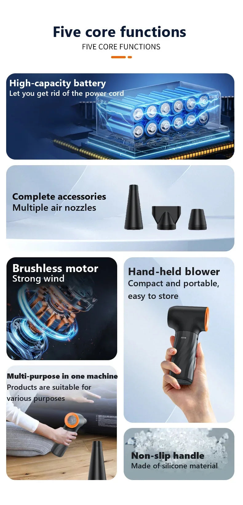 CowLost | air-ducts-product_id-mini-electric-compressed-air-duster-130000rpm-cordless-turbo-blower-with-3-adjustable-speeds-for-home-and-car-cleaning |8