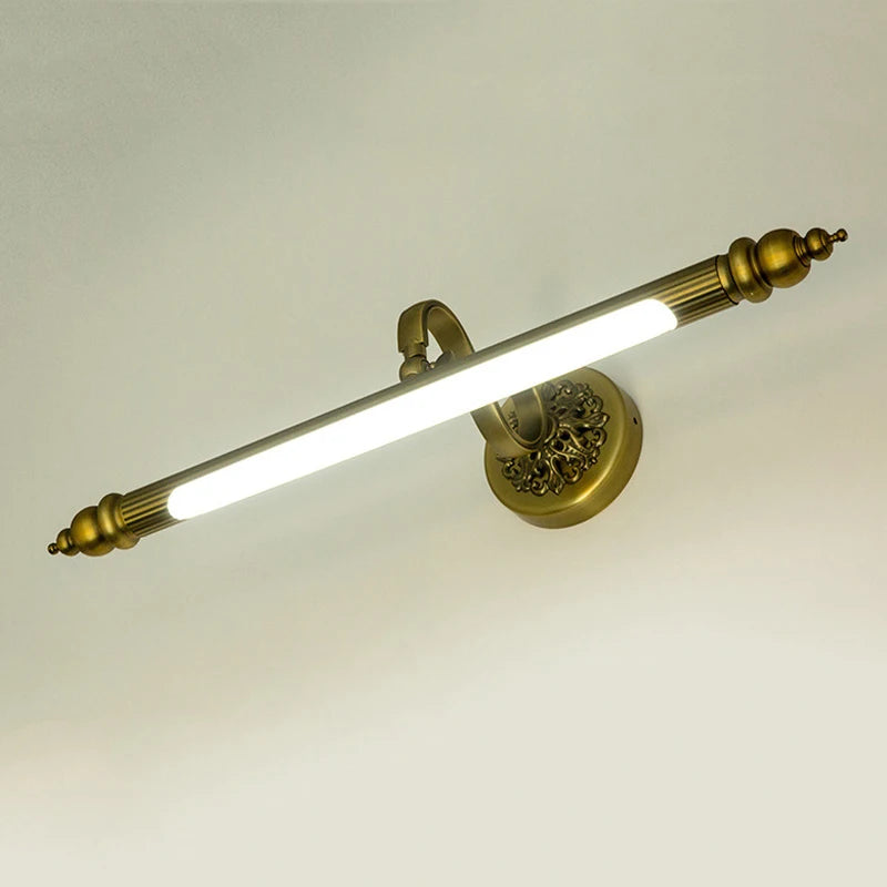 CowLost | product_id-bronze-mirror-led-wall-lamp-8w-51cm-antique-gold-for-bedroom-bathroom |4