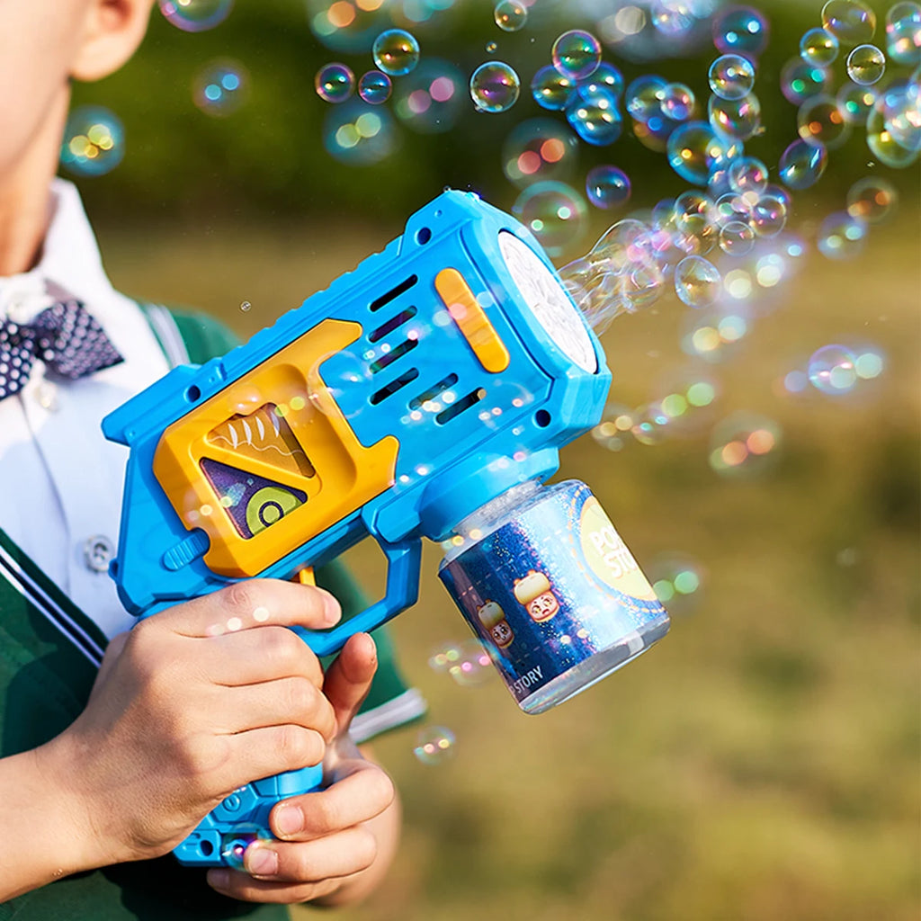 CowLost | product_id-electric-bubble-gun-toy-with-colorful-lights-outdoor-summer-puzzle-gift-no-bubble-liquid-or-battery-included |1