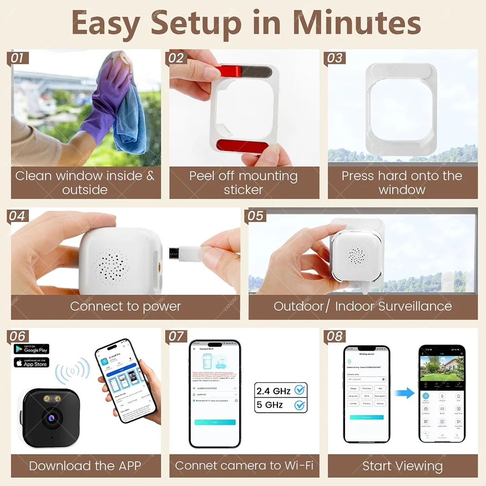 CowLost | product_id-vesafe-5ghz-wifi-3mp-mini-indoor-window-camera-with-color-night-vision-and-motion-detection |6