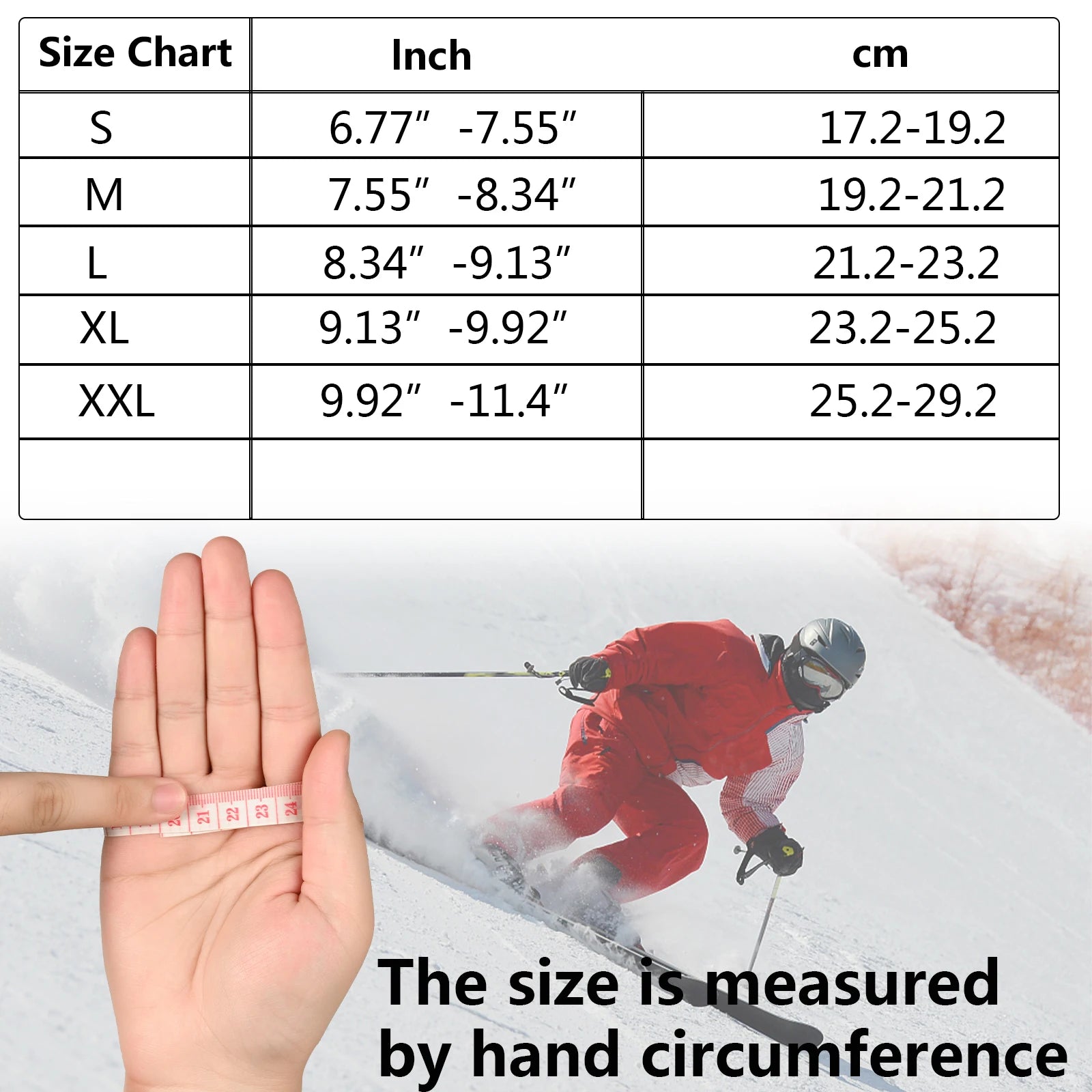 CowLost | waterproof-winter-ski-gloves-3m-thinsulate-touchscreen-thermal-outdoor-snowboard |13