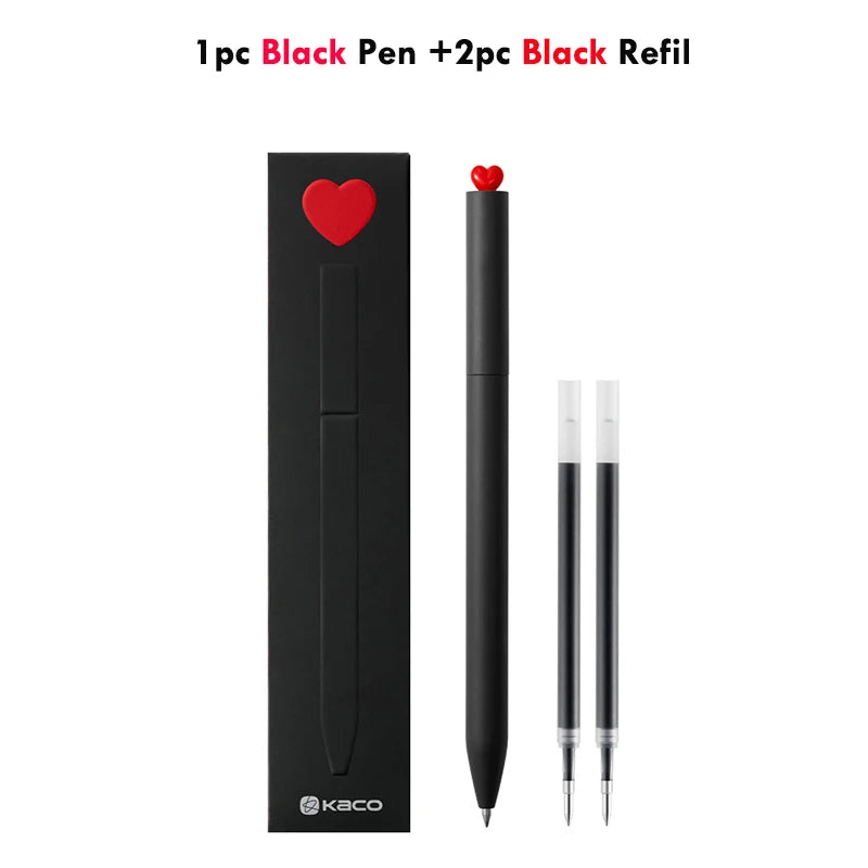 CowLost | product_id-kaco-first-cute-love-0-5mm-black-ink-gel-pen-set-rotating-ballpoint-for-valentines-day-gift |13