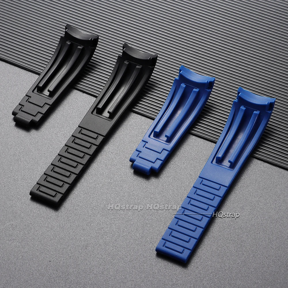CowLost | bracelets-product_id-20mm-22mm-curved-end-silicone-rubber-watch-strap-for-rolex-daytona-waterproof-sport-bracelet |3