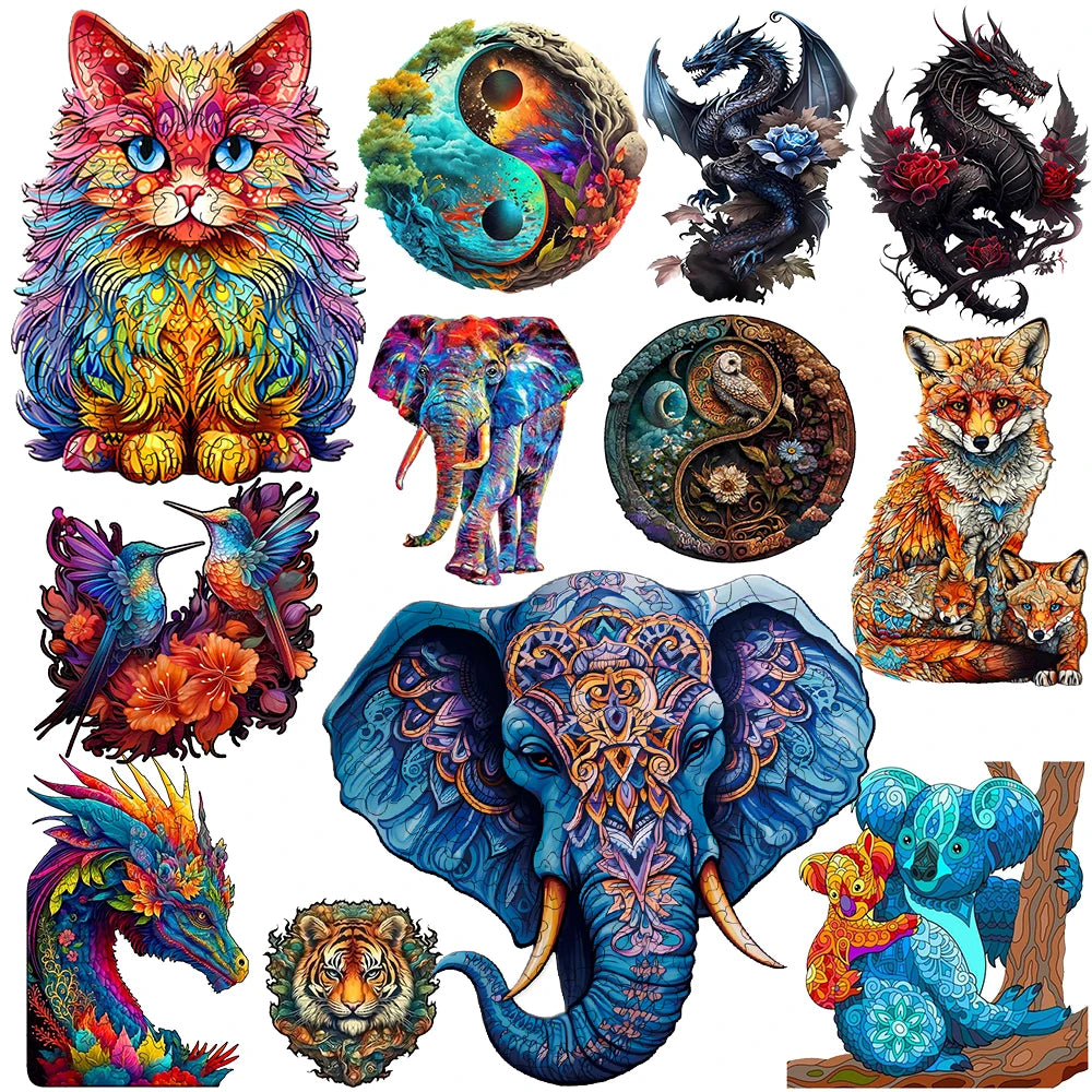 CowLost | product_id-wooden-cat-shaped-jigsaw-puzzle-for-adults-unique-animal-puzzle-gift |1