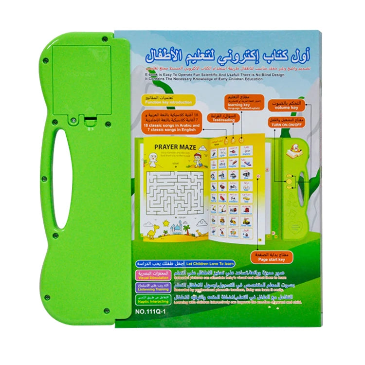 Arabic Sound Book for Learning Alphabets and Speech Therapy Toys Preschool Activity