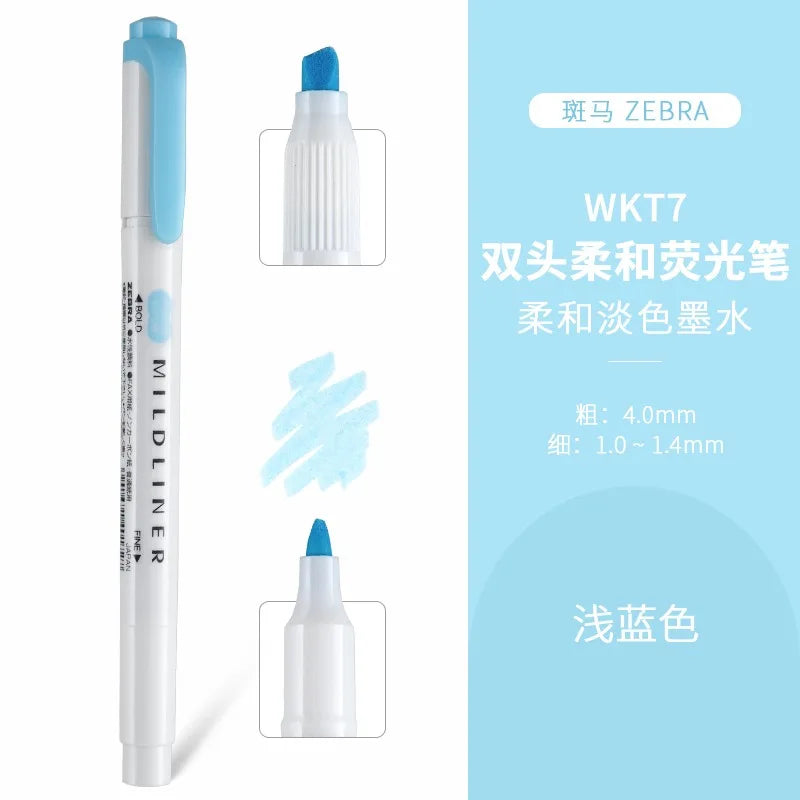 CowLost | product_id-zebra-wkt7-mildliner-dual-tip-highlighter-japanese-stationery-1pc |37