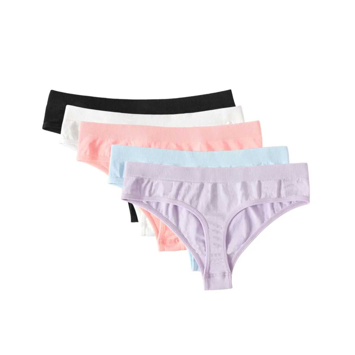 CowLost | product_id-5-pack-womens-seamless-low-rise-g-string-thongs-m-xl |18