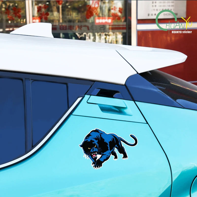 CowLost | cartoon-3d-car-sticker-animal-black-panther |4