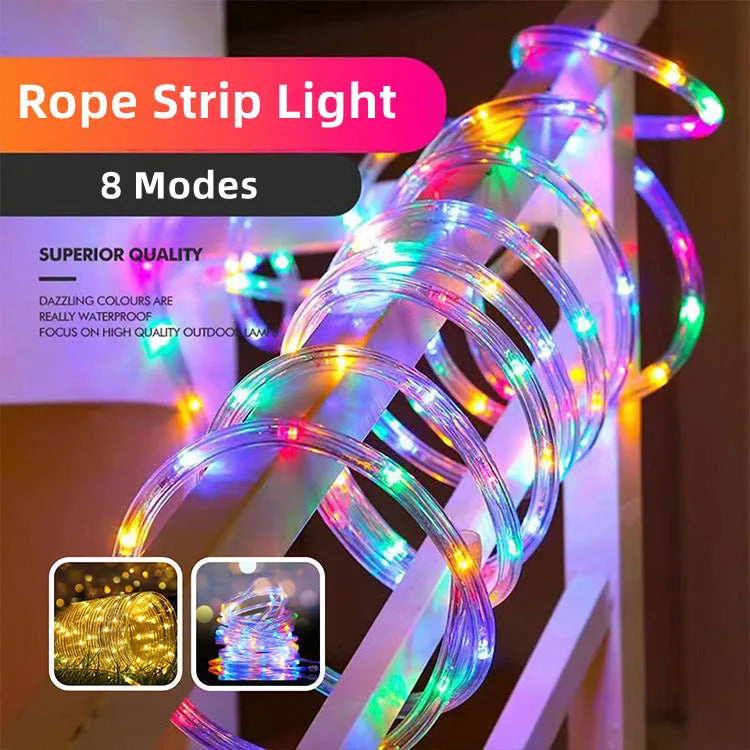 CowLost | product_id-300led-solar-waterproof-outdoor-fairy-rope-lights-for-garden-lawn-pathway-christmas-decor |7