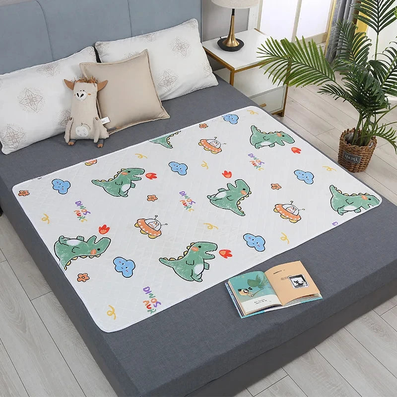 CowLost | mattress-protectors-product_id-homefish-washable-breathable-baby-toddler-urine-mattress-protector-pad-with-cartoon-design |9