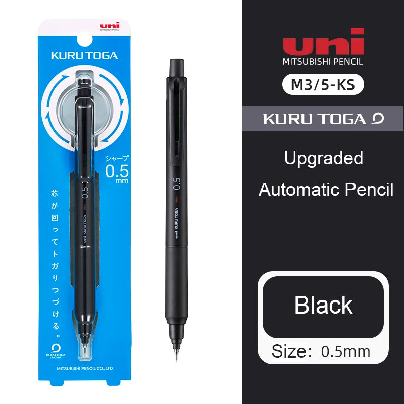 CowLost | product_id-uni-m3-5-ks-kuru-toga-0-5mm-mechanical-pencil-black-technology-for-students-and-kids |12