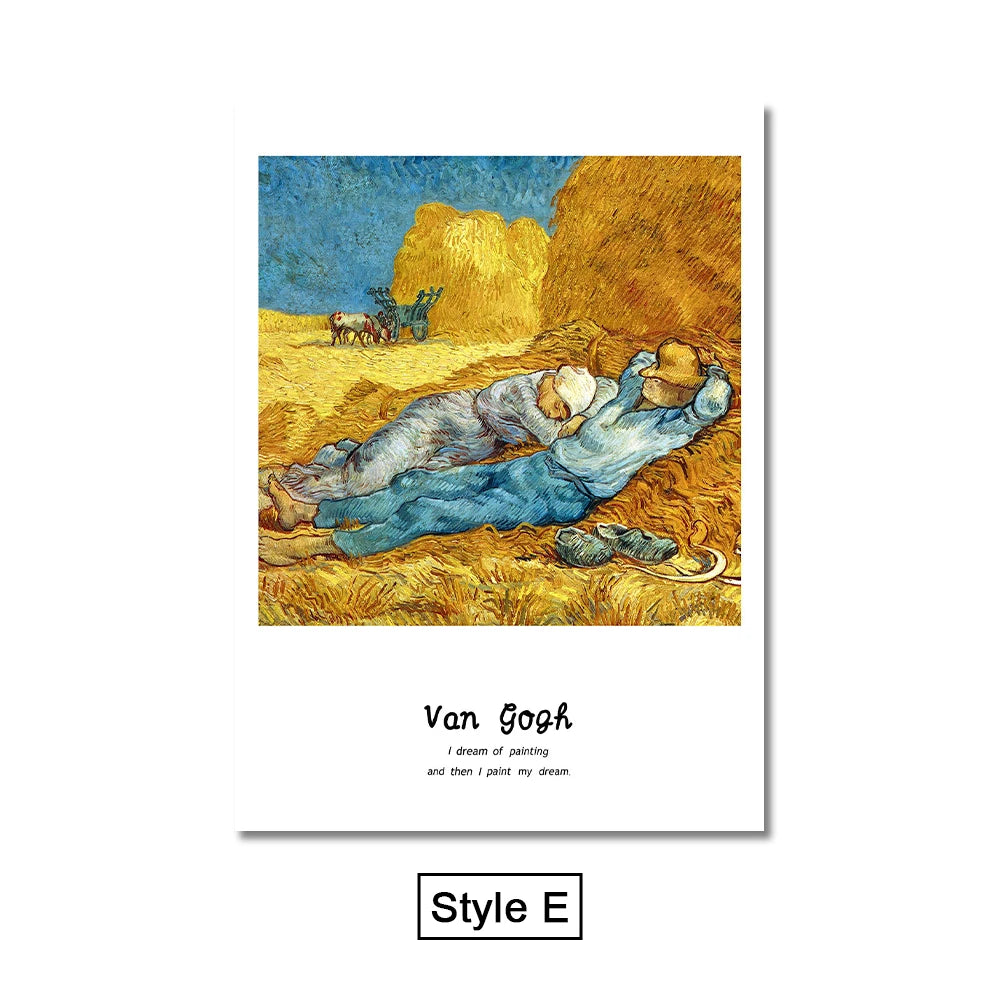 CowLost | abstract-van-gogh-sky-posters-prints-canvas-painting-flower-wall-art-pictures-for-living-room |24